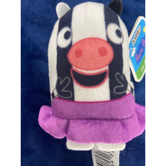Just Play pod Pals Peppa Pig Nickelodeon ZOE ZEBRA 3.5" PLUSH - NWT - Picture 3 of 7